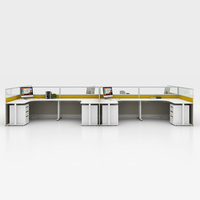 Poste de travail Mobilier de bureau Prix Tableaux Bureau moderne 2 4 5 Poste de travail Bureau Centre d'appels Poste de travail pour plusieurs personnes Bureau
