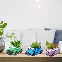 Offre Spéciale : Mini Pots de Fleurs en Ciment pour Plantes Succulentes, Contenants pour Cactus avec Trous de Drainage, Décoration Intérieure