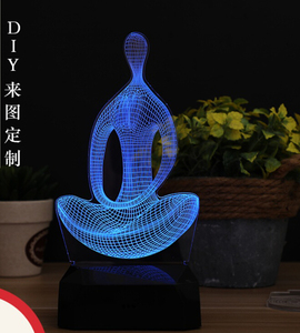 2018 colorido LED 3D <span class=keywords><strong>luz</strong></span> con la nueva Base (Control Remoto es opcional) - Product Image 2