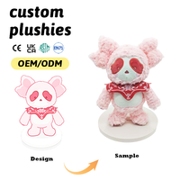 Peluche légère et douce, broderie personnalisée, cadeau de mariage, jouet en peluche certifié CE