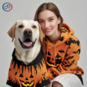 OKKPETS 2025 Matching Halloween <strong>Costumes</strong> with <strong>Dog</strong> Custom <strong>Dog</strong> Hoodie Spooky Pumpkin <strong>Dog</strong> &amp; <strong>Human</strong> Outfits <strong>Costume</strong> Set - Product Image 3