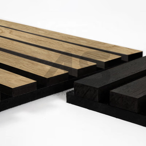 Meilleure vente panneau mural acoustique en <span class=keywords><strong>ardoise</strong></span> <span class=keywords><strong>feutre</strong></span> fibre de polyester placage de bois insonorisé pour la décoration intérieure du salon ou de l'hôtel - Product Image 2