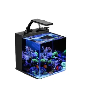 Aquário Retangular Ultra Transparente Moderno e Ecológico de Vidro para Peixes de Água Salgada, Ideal para Espaços Pequenos - Acessórios para Aquário - Product Image 2
