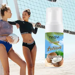 OEM/ODM Mousse abbronzante per il corpo naturale abbronzatura scura crema abbronzante intensiva lozione abbronzante per il sole accelerare il Gel per lettino