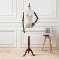 Manekin Wanita Setengah Badan untuk Toko Pakaian, Stand Display Manekin untuk Gaun Pengantin, Model Stand Badan Penuh