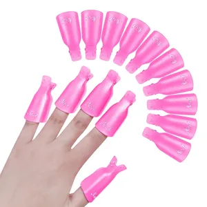 Clip de pose pour ongles en acrylique coloré pour manucure artistique, outil de nettoyage des ongles, gel UV, vernis à ongles, outil de pose par immersion pour doigts - Product Image 4