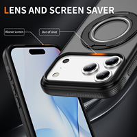 Usine IDEAL 360 °   Coque de téléphone magnétique rotative avec support, finition mate, anti-traces de doigts pour iPhone 18 17 16 15 14 13 12 ProMax