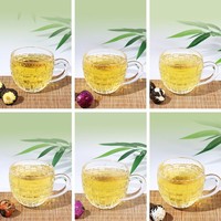 8-10g de thé biologique Dragon Ball Blooming en forme de gâteau, aux fleurs séchées naturelles de jasmin, rose et lys |   Boîte cadeau de fleurs personnalisées - Durée de conservation de 18 mois - Anhui