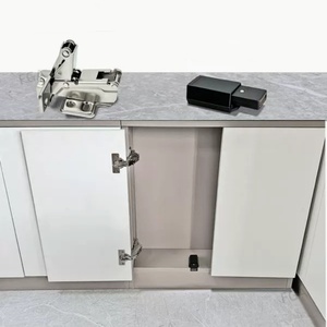 Bisagras Hidráulicas Ocultas de 180 Grados, Ajustables, de Acero Niquelado de 35 mm, con Cierre Suave, para Gabinetes, Hoteles, Dormitorios, Oficinas en Casa - Product Image 6