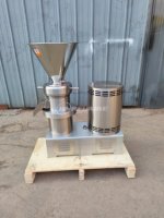 Hoge capaciteit 600kg/uur gember-knoflook-chili-aardappel-tomaat-uienpasta maakmachine 0.75kw motor SUS304 roestvrij staal