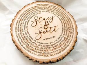 Hot Selling personal isierte europäische Stil Hochzeit Name Tisch karte Holzhandwerk Hochzeits karten Luxus Einladung - Product Image 5