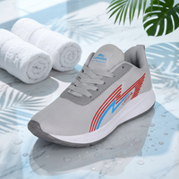 Chaussures de sport respirantes en maille pour hommes, légères, à lacets, antidérapantes, à semelle souple, chaussures de course décontractées, en maille respirante pour hommes