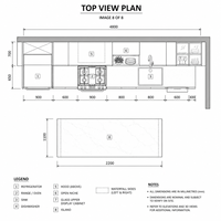 Proyecto de Construcción de Edificios de Apartamentos Multifamiliares, Gabinetes de Cocina de Dos Tonos, Desarrollo de Apartamentos Residenciales al por Mayor