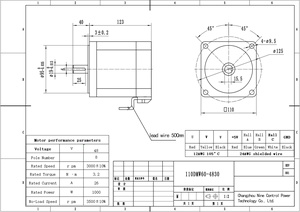 Bền 750W/1000W Không Thấm Nước Không Chổi Than <span class=keywords><strong>Servo</strong></span> Điều Khiển Động Cơ Với 3000Rpm Nam Châm Vĩnh Cửu Trục Duy Nhất Động Cơ Trung Tâm Cho Thuyền Sử Dụng - Product Image 2