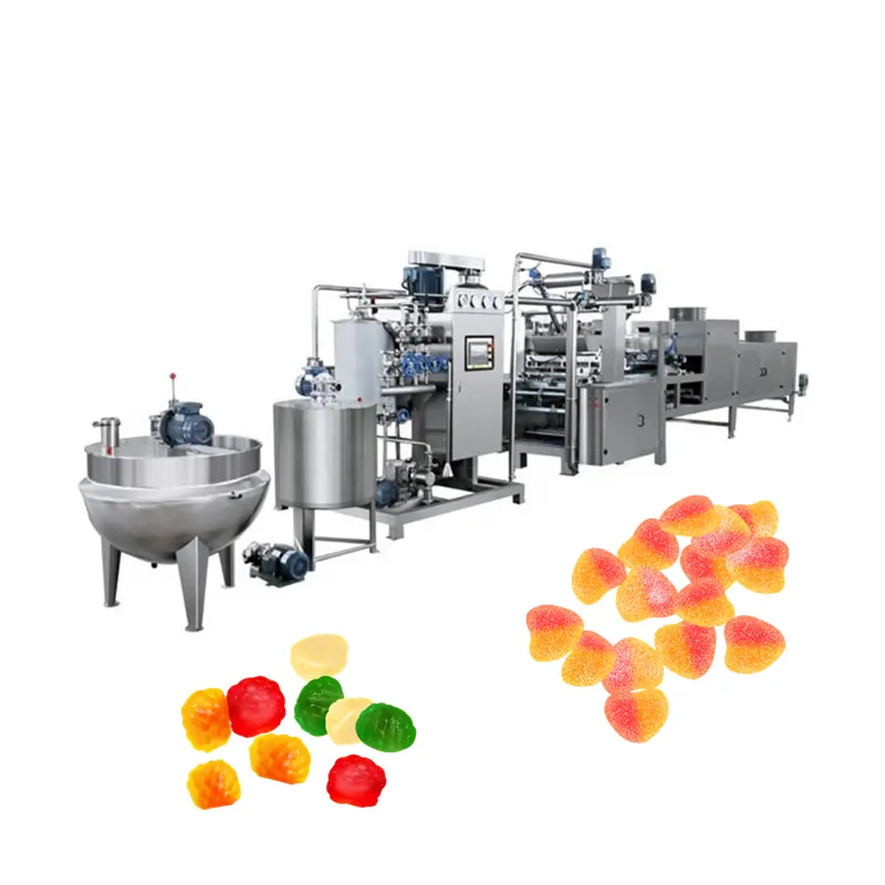 Коммерческая машина для производства желатиновых пектиновых мелких желейных конфет, линия по производству конфет