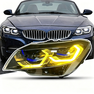 Conjunto de Faros LED para <span class=keywords><strong>BMW</strong></span> <span class=keywords><strong>Z4</strong></span> E89 2009-2016, DRL de Doble Color, Lente de Proyector Láser, Lámpara Delantera, Actualización, Modificación, Reemplazo - Product Image 1