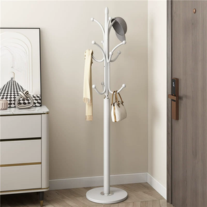 <span class=keywords><strong>Perchero</strong></span> de pie de hierro con 12 ganchos, diseño moderno para uso en hoteles, para colgar ropa en el recibidor - Product Image 4