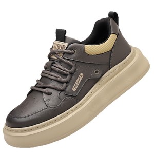 Zapatos Retro Chunky para Hombre, Punta Redonda, con Cordones, Forro de Malla Transpirable, Suela de Goma, Zapatillas Casuales de Moda Otoñal - Product Image 5