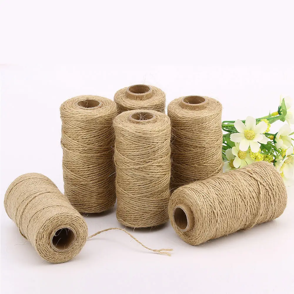 Bedrijf Productie Touw Fabriek Hoge Kwaliteit 10Mm-60Mm 3 Stands Twist Zachte Handgemaakte Decoratie Manila Sisal Touw Prijs