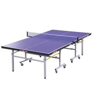 Mesa de Tenis de Mesa DHS 274x152.5x76 cm Plegable con Ruedas para Uso en Interiores - Product Image 3