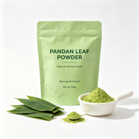 Poudre d'extrait de feuille de Pandan 100% naturelle soluble dans l'eau, séchée par pulvérisation, pour jus instantané de Pandan, idéale pour les lattes – Approvisionnement direct usine