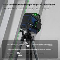Niveau laser industriel Dongcheng FF-12LE2 4D 360 degrés 12 lignes à lumière verte haute précision infrarouge à forte luminosité pour lignes fines