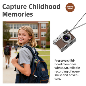 Mini caméra avec écran de 0,96 pouce, enregistreur vidéo portable pour sports de plein air 1080P HD, pendentif de collier, caméra numérique rétro - Product Image 6