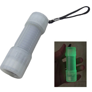 <b>Led</b> <b>Flashlight</b> 9 <b>Led</b> Cylindrical White Battery Operated For Hiking Camping Daily Use With Lanyard - Product Image 1