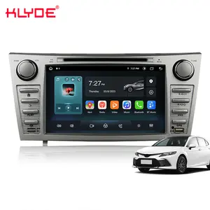 Radio Mobil layar sentuh 9 inci, sistem Stereo mobil Android 13, layar sentuh, Radio mobil, mendukung navigasi GPS, WiFi, Carplay BT, untuk seri Toyota Camry