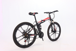 Bicicleta Plegable de 26 Pulgadas con Suspensión Delantera, 21 Velocidades, Cuadro de Acero de Alto Carbono, Frenos de Disco para Adultos 2A1 High C - Product Image 2