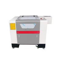 Máquina de grabado y corte láser CO2 de 60W, 80W, 100W, 6040 para madera contrachapada, caucho y rompecabezas, con IA, PLT, BMP, HIWIN, refrigeración por agua, 3 ejes