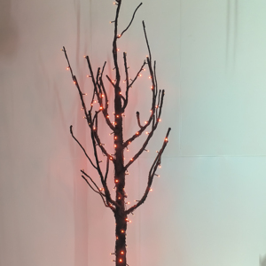 Lampe d'éclairage d'arbre à LED design moderne éclairage décoratif nouvel extérieur en palmier et bouleau maison prise de noël 60 boules à neige arbre lumineux - Product Image 1