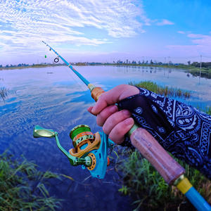 Moulinet de pêche à la traîne en alliage d'aluminium de couleur pastel, main droite, rapport de transmission 5,2:1, poids 200g, pour la pêche au poisson-serpent, au brochet, micro-engrenage, lot en gros - Product Image 2