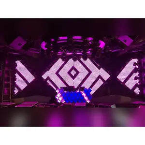 P3.9 P3.91 3.91Mm Aluguel Interior Cor Completa Levou Tela Clube Concerto Stage Background Dj Booth Led Display Trade Show Led Wall