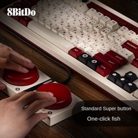 Teclado Mecánico Retro 108 de 8BitDo con Teclado Numérico Integrado, Teclado Inalámbrico para Juegos BT 2.4G para PC Windows / Android