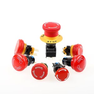 Bouton poussoir d'arrêt d'urgence rouge NC de 22 mm - Product Image 4