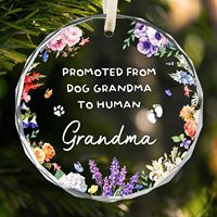 Honor of Crystal 80MM Blanko Runde Kristallglas-Weihnachtsornamente mit Individueller Lasergravur für Weihnachtsbaum-Dekoration
