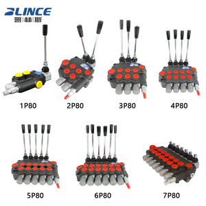 Katup Kontrol Arah Hidrolik Manual Kubota 2 Jalur, Katup Kontrol Hidrolik Kabel, Katup Kontrol Hidrolik Mobile dengan Joystick - Product Image 2