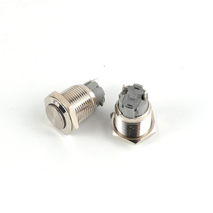 Công Tắc Nút Bấm Chốt Định Lượng Lỗ 12Mm 1/2 Inch Công Tắc Bật/Tắt <span class=keywords><strong>SPST</strong></span> 1NO Chống Nước 3A 250V Bằng Thép Không Gỉ - Product Image 6