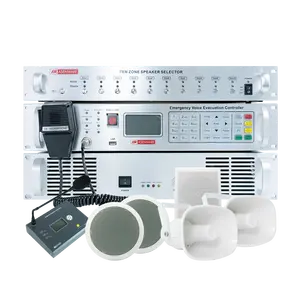 Reliable Power Options AC and 24V Battery Support Emergency Voice Evacuation Controller in Emergency System