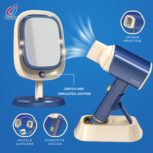 Secador de Pelo Eléctrico Chengji, Espejo de Maquillaje, Juguetes de Simulación, Peluquería <span class=keywords><strong>para</strong></span> <span class=keywords><strong>Niñas</strong></span>, Juego de Imitación de Salón de Belleza <span class=keywords><strong>con</strong></span> Luz - Product Image 3
