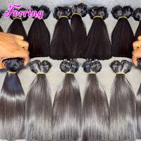 Extensiones de Cabello Humano Virgen Vietnamita Rizado Pixie, Súper Doble Trama, Cutícula Alineada, Venta al por Mayor
