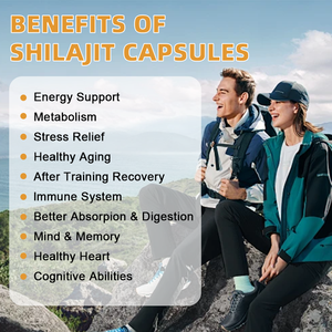 Pure Himalayan Shilajit Cápsulas Natural Organic Energy <span class=keywords><strong>Booster</strong></span> <span class=keywords><strong>Stamina</strong></span> Enhancer Suporte Imunológico Ácido Fúlvico Homens Mulheres Saúde - Product Image 3