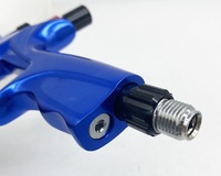 Pistolet à air comprimé bleu de calibre 1,3 mm, peut être utilisé pour la pulvérisation de vernis, haute pression 600cc