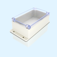 Contenitore per Strumenti Elettronici in Plastica ABS Personalizzato, Scatola di Giunzione Impermeabile Industriale per Guida DIN IP65