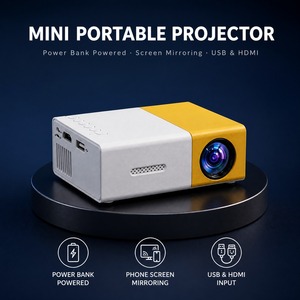 Projecteur de poche LCD intelligent portable alimenté par batterie avec HDMI USB pour la maison, l'extérieur, cadeau pour enfants, fabrication OEM - Product Image 1