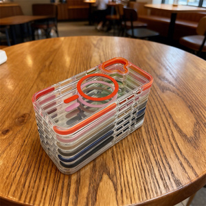 新款流行趋势 Tpu Tpe 磁铁防震 3m 防摔保护壳 适用于 iPhone 16 手机壳 PC 磁铁透明保护壳 适用于 iPhone <span class=keywords><strong>15</strong></span> Pro Max - Product Image 3