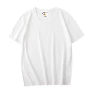 Heren Effen Blanco T-Shirt Diy Uw Eigen Logo Fabriek Groothandel Goedkope Prijs Basic T-Shirts 100 Katoenen Schouder T-Shirts