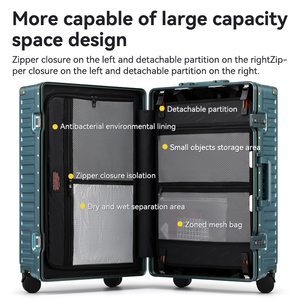 Roaming กระเป๋าเดินทางขนาดกลาง, กระเป๋าเดินทางขนาดกลางกระเป๋าเดินทางพร้อมระบบเบรกทำจากอะลูมิเนียม - Product Image 4