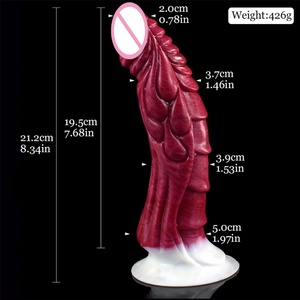 Dildo de Fantasía Súper Caliente Faak, Dildo de Dragón con Eyaculación, Pene Animal para Mujeres - Product Image 2